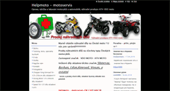 Desktop Screenshot of helpmoto.cz